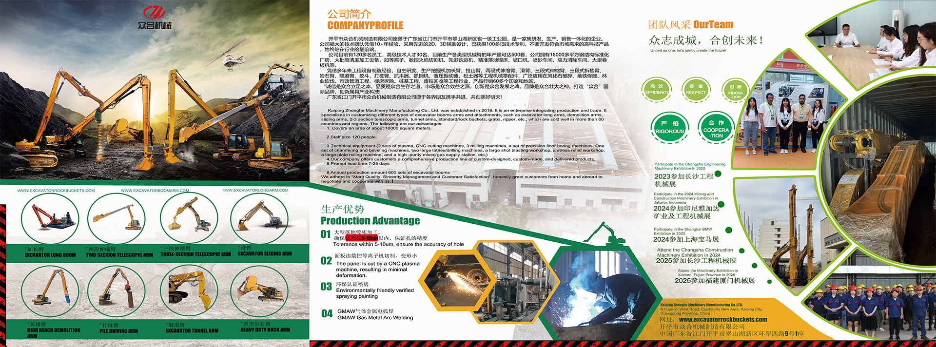 qualità Escavatore Secchio di roccia fabbrica