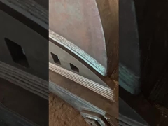 Spessore di 100 mm Scavatore Ripper di roccia Q355B Ripper di tavola fortificata