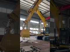 Top Performance Excavator Telescopic Arm Con 1.5cbm Clamshell Bucket Certificato CE