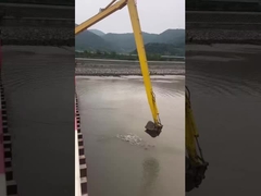 Braccio escavatore a lunga gittata PC360 28m per dragaggio portuale